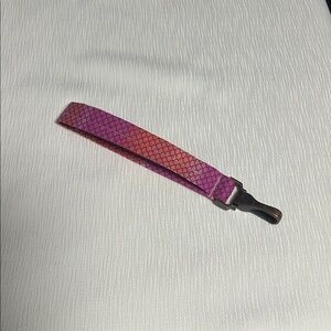 Pretty Orange and Purple Mermaid Print Key Holder